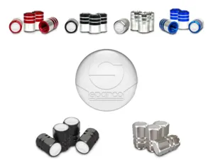 Sparco Copri valvole Ruote Camion Design Universale